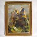 Le Château de Vianden par Mars Schmit : Une huile sur toile remarquable
