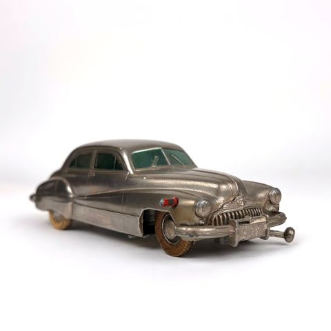 Voiture mécanique Buick 405 en métal poli, années 1950, 13,5 cm