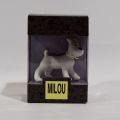 (TINTIN) MILOU Sammlerpuppe aus Porzellan, handbemalt, Originalbox, 8,5cm