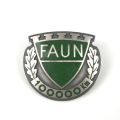 Enamelled metal plate "FAUN 1 000 000 km" truck, very good condition