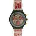 SWATCH SCG 108 : Montre chronomètre à 3 sous-cadrans "PAPIRO"