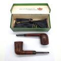 Lot de 2 pipes en bruyère CHARATAN années 60, état d'usage visible