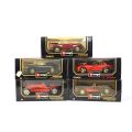 Set von 5 Burago Autos 1/18 in neuem Zustand