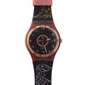 SWATCH GR 104 : collection 1989, model "BAR ORIENTAL