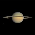 Cassini large-format photograph of Saturn, vintage print