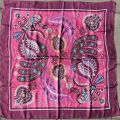 Foulard en soie Hermès modèle Skyros, 90x90 cm