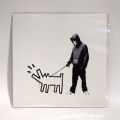 Banksy: Apes on Control, AOC Limited Edition 33T Vinyl Disc, Haring Dog Sleeve