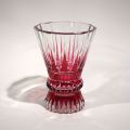 Vase cornet en cristal taillé Val Saint Lambert, hauteur 23 cm
