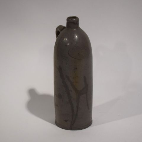 Bouteille en grès de Mondorf pour l'eau de source du XIXe siècle, 27 cm