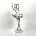 Sculpture en porcelaine peinte de Lilian Harvey par Lore Friedrich Gronau, 32 cm