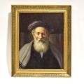 Portrait de Rabbin par l'artiste israélien Szeilezemico - Huile sur toile