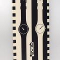 SWATCH GZ S10 : Modèle WHITE HOURS & BLACK MINUTES