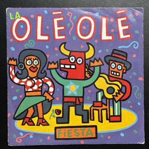 Vinyl original de Speedy Graphito : La Olé Olé, couverture artistique unique en 18 cm