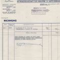 Invoice from ACCINAUTO garage for the Luxembourg dairy in 1945