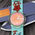 SWATCH PWZ 106 : Montre de la collection POP de 1992, modèle "SOUPE DE POISSON"