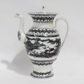 Coffee pot in earthenware XIXth of JEMMAPES