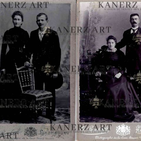 Trois photographies de Charles Bernhoeft du début du XXe siècle