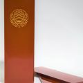 (JAPON) Brûle-parfum en laque rouge d'Aizu