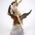 Deux groupes en porcelaine : Ganymède et Joueurs d'Échecs, collection raffinée