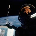 Photographie de l'astronaute Edwin E. Aldrin Jr. lors de la mission Gemini 12 en 1966