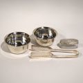 Lot de 4 pièces en argent massif - Travail Anglais Sheffield Birmingham