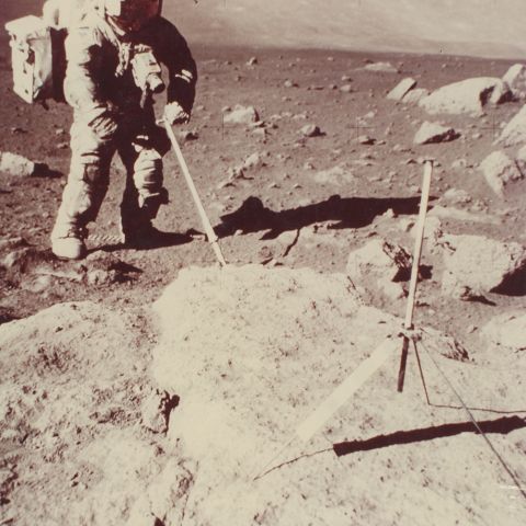 Apollo 17 : L'astronaute Eugène A. Cernan sur la Lune