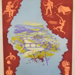 Luxembourg tourism poster: Diekirch, cradle of tourism (interwar period)