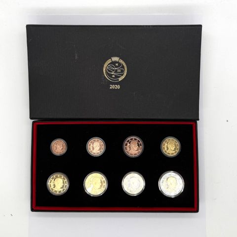 Coffret élégant des pièces euro de Belgique, qualité Belle Épreuve, 2020
