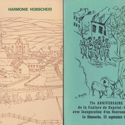 Célébrations anniversaires et inauguration : Harmonie d'Hobscheid, Fanfare Kopstal-Bridel