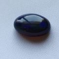Opale noire d'Ethiopie de 2,150 Ct en forme cabochon ovale - Certificat GLI