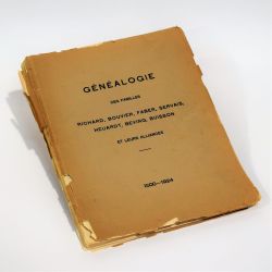Généalogie des Familles RICHARD de Clarvaux et leurs alliances 1500-1924
