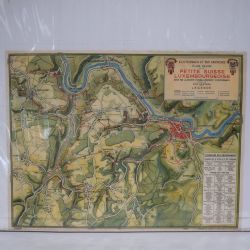 Reliefplan der Kleinen Luxemburger Schweiz: Échternach und Umgebung, 1938